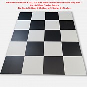 GKO100-PURE-BLACK-AND-GKO101-PURE-WHITE-GLUE-DOWN-VINYL-TILES-CHECKER-PATTERN-WS