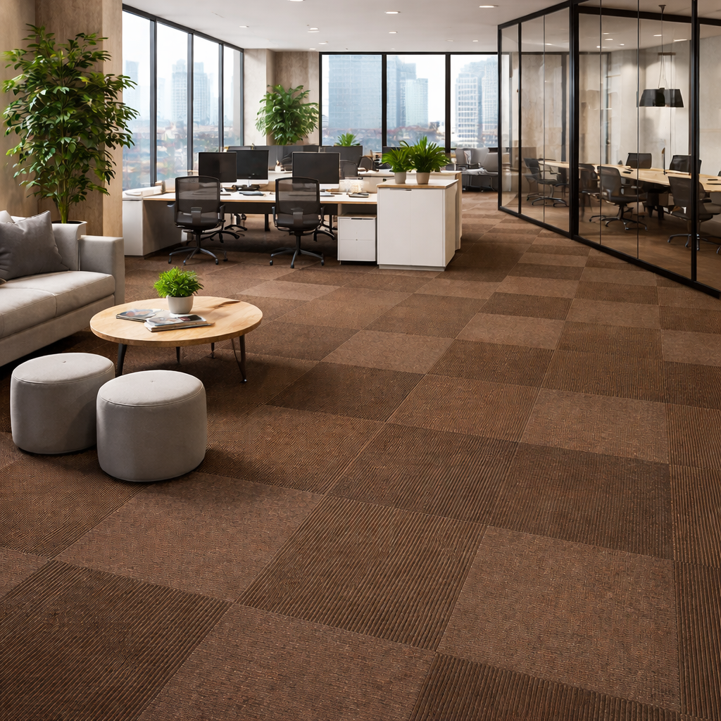  clearance-lines-and-weekly-specials-video product-details Matin-Dark-Tan-50cm-x-50cm-Carpet-Tiles-60.25-sqm-model-1899Matin-Dark-Tan-Mockup-2